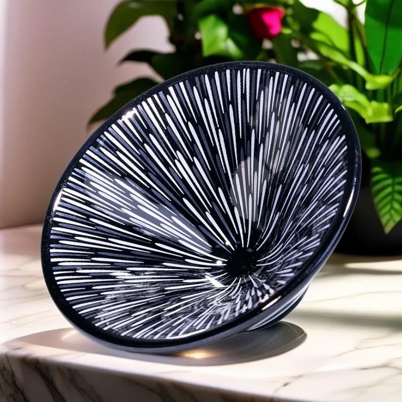 Black-Gold & Silver Inlay Jian Zhan, Meteor Shower Glaze Douli Cup, Handmade Master Level Tea Bowl чорний
Black-Gold & Silver Inlay Jian Zhan, Meteor Shower Glaze Douli Cup, Handmade Master Level Tea Bowl чорний