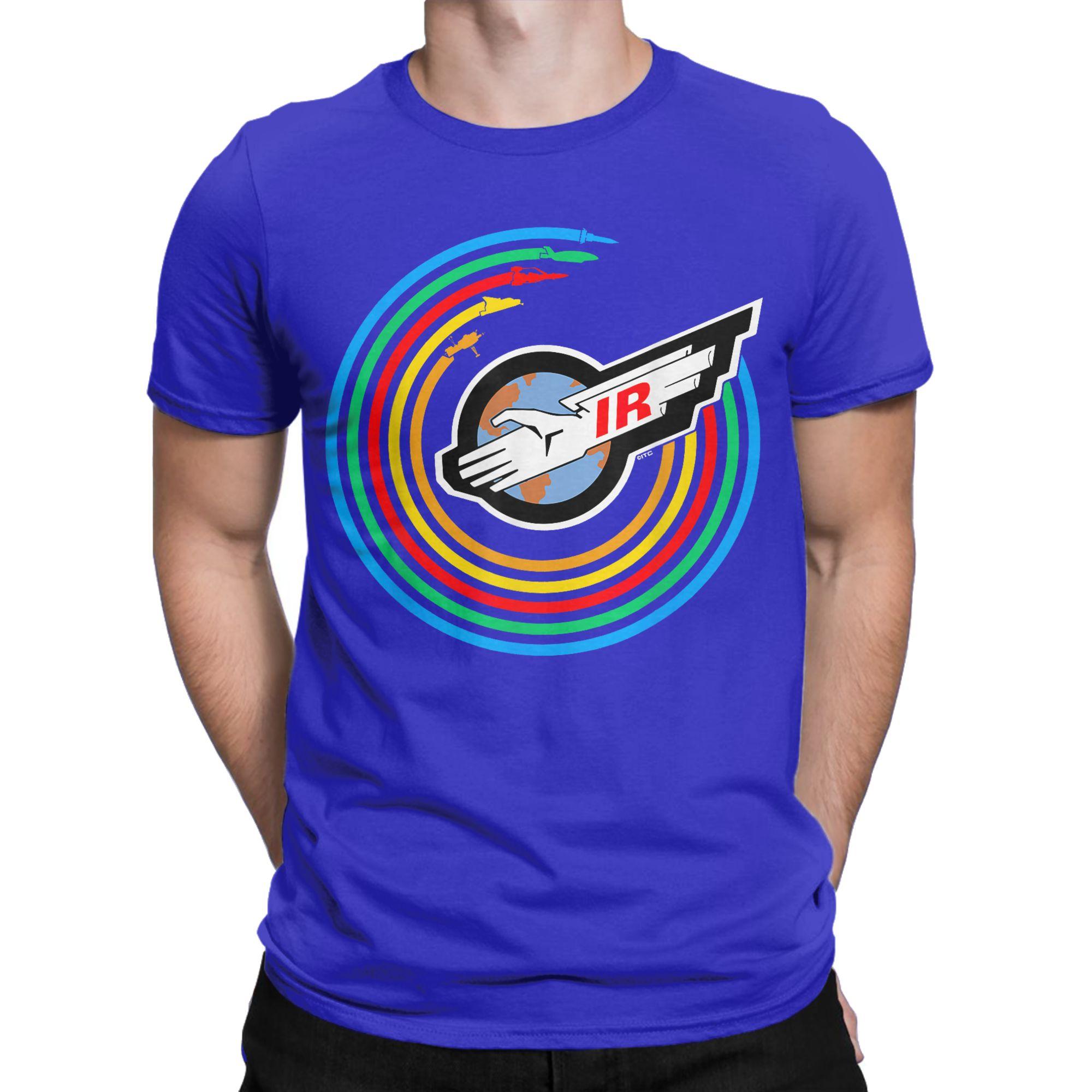 Thunderbirds International Rescue Logo T-Shirts Men Colour Rainbow Novelty Cotton Tees Short Sleeve T Shirts Plus Size Clothes 4XL
Thunderbirds International Rescue Logo T-Shirts Men Colour Rainbow Novelty Cotton Tees Short Sleeve T Shirts Plus Size Clothes 4XL