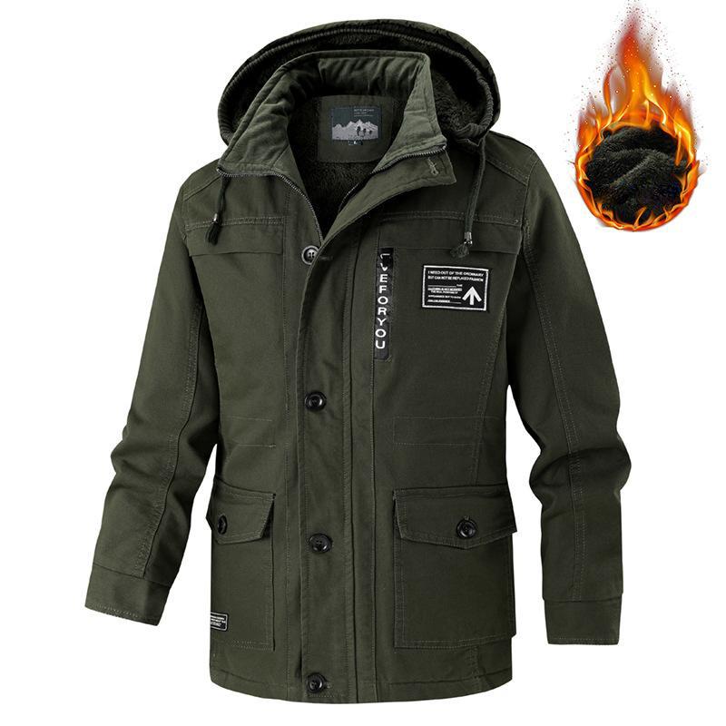 Mens Winter Coats Long Warm Jacket with Hood Casual Quilted Puffer Parka Windproof Jackets Thick Fleece Coat for Male XXXXXXL армія зелений колір
Mens Winter Coats Long Warm Jacket with Hood Casual Quilted Puffer Parka Windproof Jackets Thick Fleece Coat for Male XXXXXXL армія зелений колір