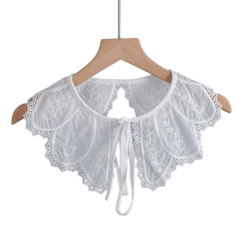 False Collar Dickey Collar Embroidery Collar Venise Lace Up Neckline Easy To Wear Detachable Collar Women 1
False Collar Dickey Collar Embroidery Collar Venise Lace Up Neckline Easy To Wear Detachable Collar Women 1