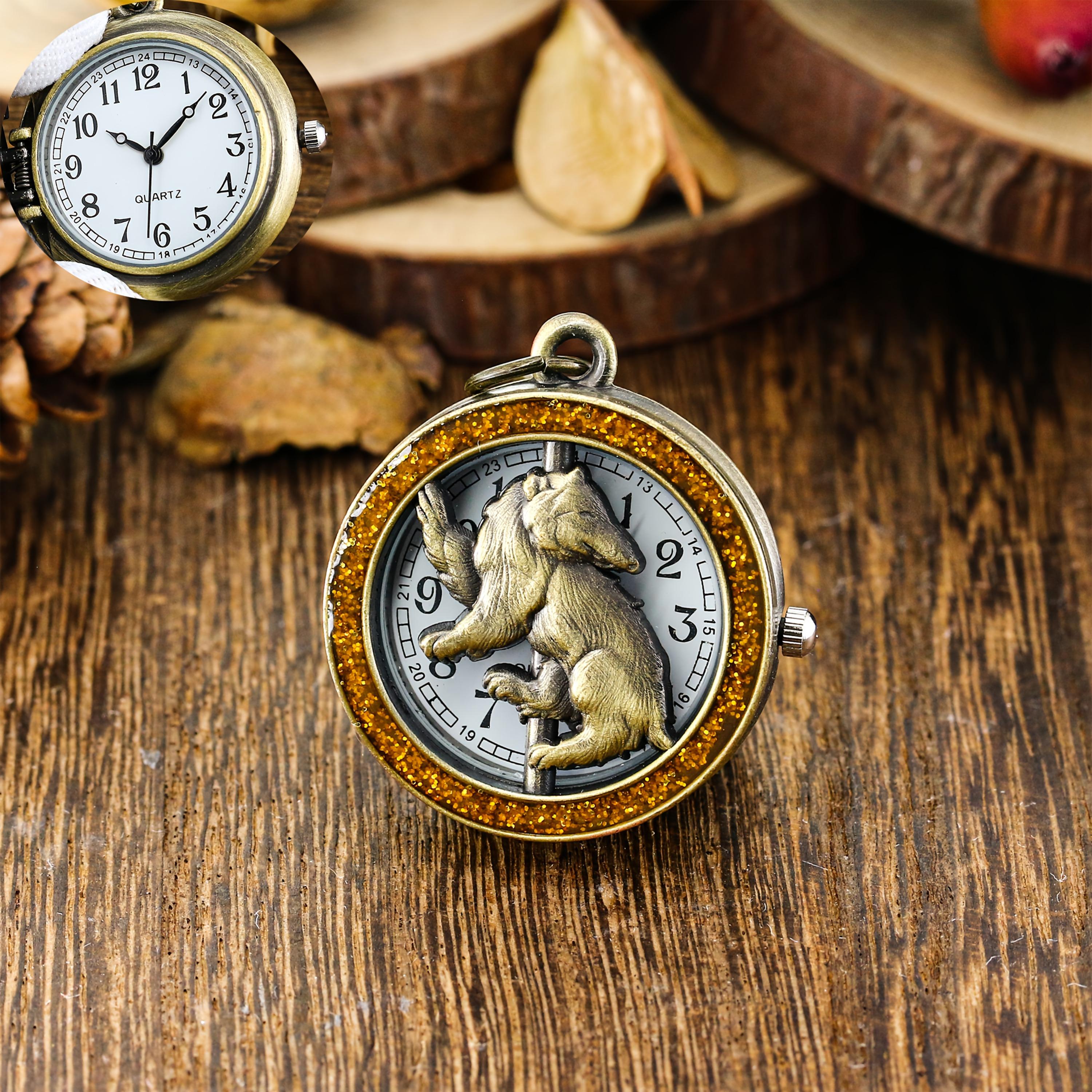 Retro flip keychain hanging watch, student fashion trend quartz pocket watch, exam large dial pocket watch, keychain жёлтый
Retro flip keychain hanging watch, student fashion trend quartz pocket watch, exam large dial pocket watch, keychain жёлтый