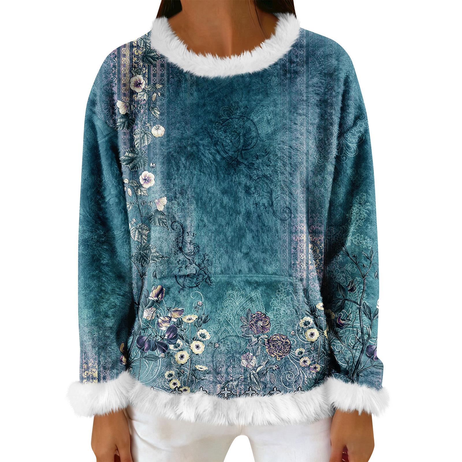 Женский повседневный флисовый свитшот с длинными рукавами и круглым вырезом, удобный, свободного кроя, легкий, фланелевый свитшот для женщин XL небесно-голубой
Женский повседневный флисовый свитшот с длинными рукавами и круглым вырезом, удобный, свободного кроя, легкий, фланелевый свитшот для женщин XL небесно-голубой