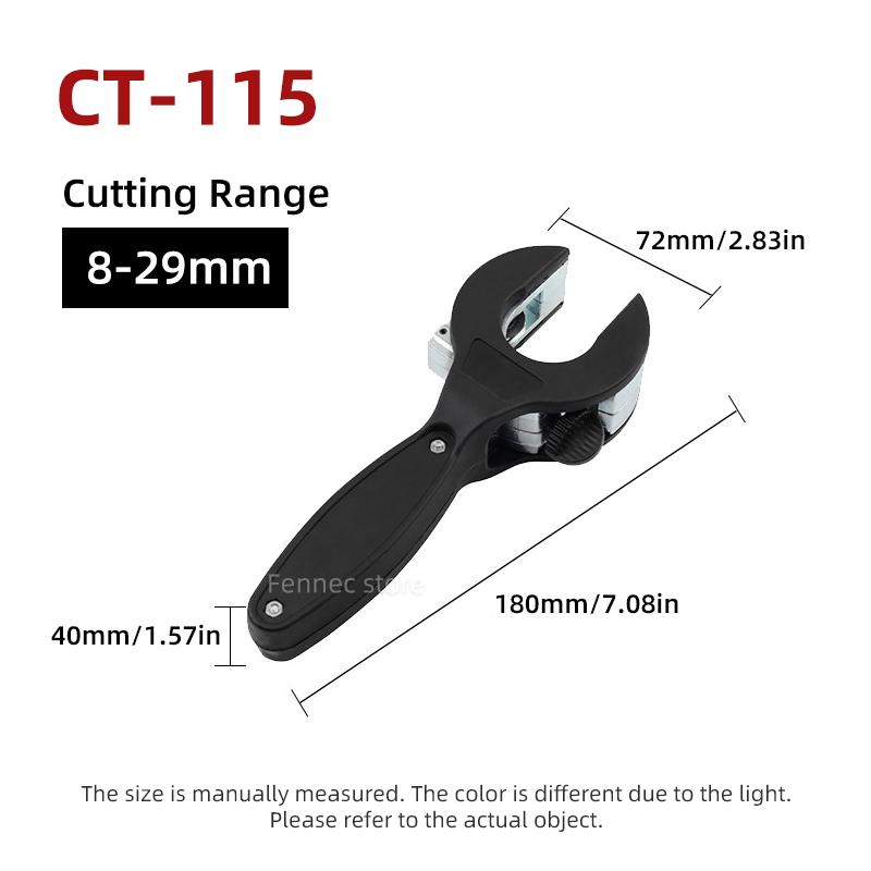 Трещоточный нож для резки труб 8-29 мм из нержавеющей стали, меди, алюминия, трещоточные ножницы, инструменты для резки шлангов, ручные инструменты, универсальный CT-115 чёрный
Трещоточный нож для резки труб 8-29 мм из нержавеющей стали, меди, алюминия, трещоточные ножницы, инструменты для резки шлангов, ручные инструменты, универсальный CT-115 чёрный