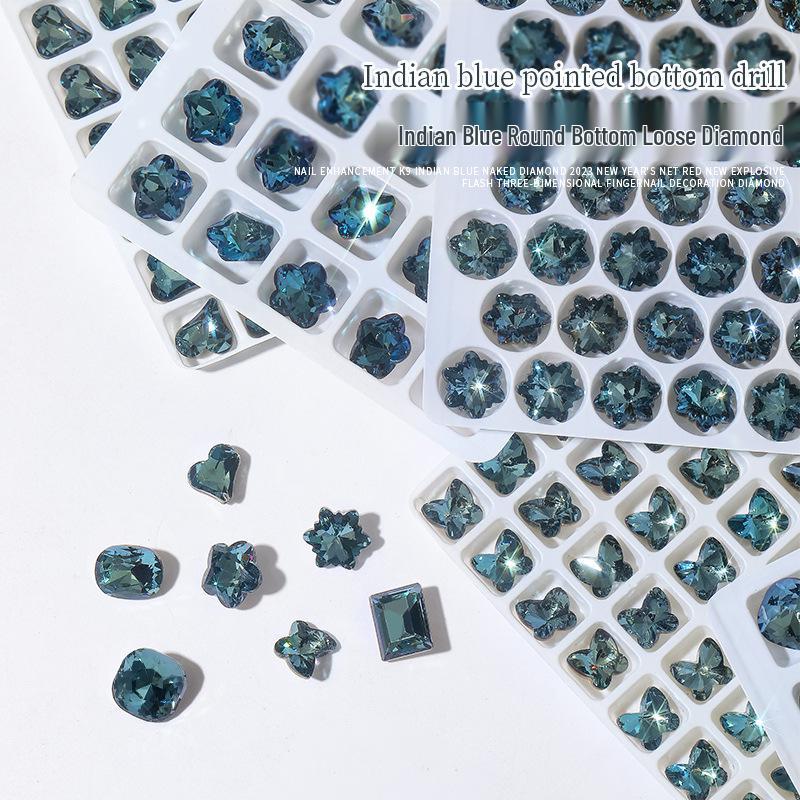 Nail Art Accessories: Blue K9 Crystal Irregular Diamond Shapes - Crooked Heart, Fat Square, Snowflake, Butterfly
Nail Art Accessories: Blue K9 Crystal Irregular Diamond Shapes - Crooked Heart, Fat Square, Snowflake, Butterfly