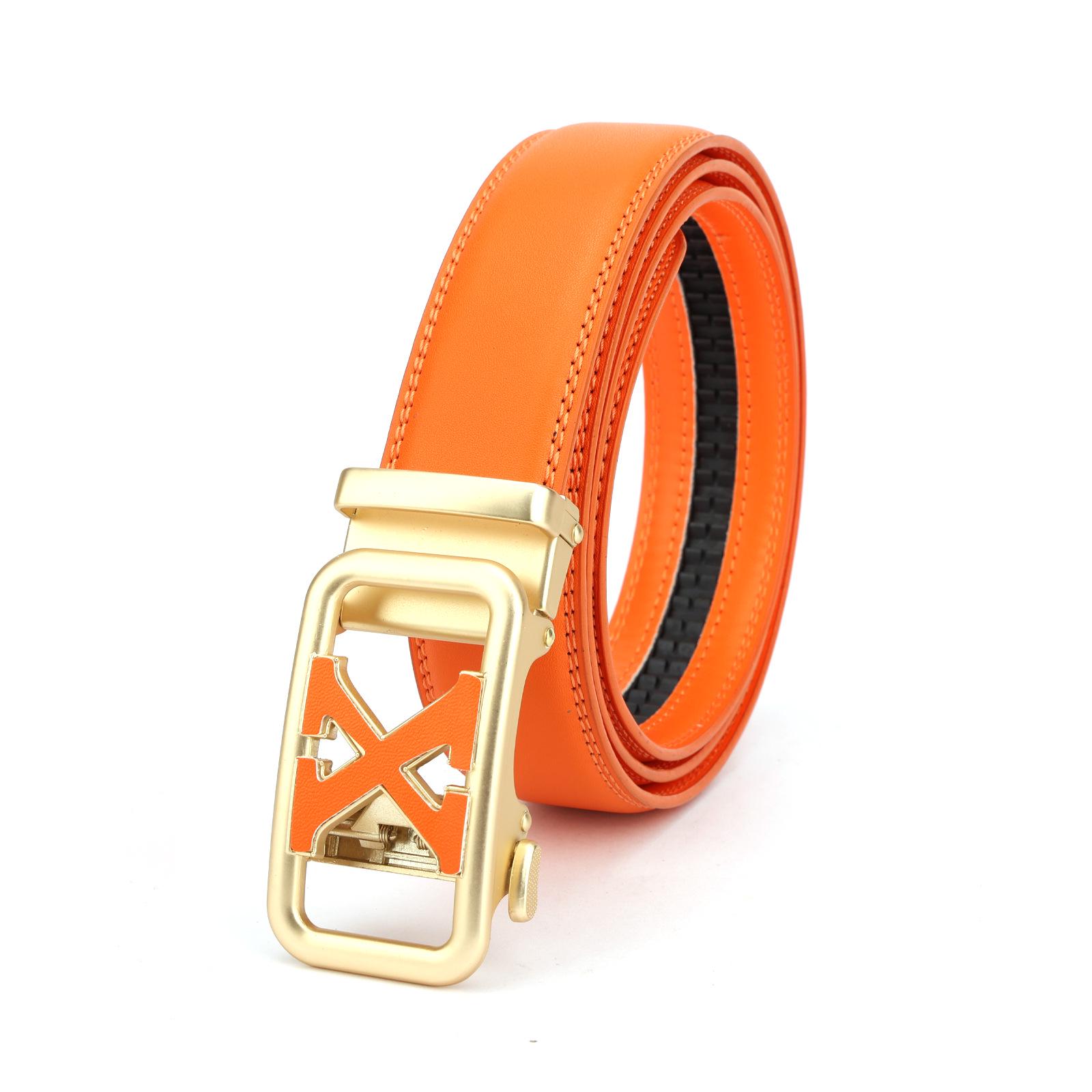 Men s Casual Colorful Automatic Buckle Cowhide Belt - Soft Genuine Leather, 10 Colors Available 125 cm помаранчевий
Men s Casual Colorful Automatic Buckle Cowhide Belt - Soft Genuine Leather, 10 Colors Available 125 cm помаранчевий