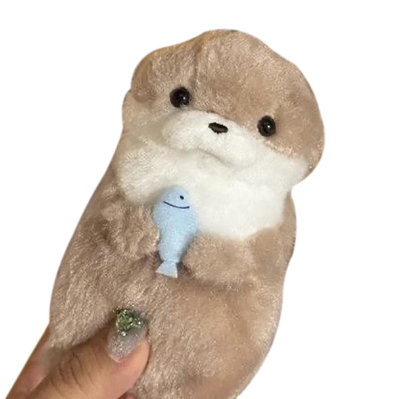 Cute Kawaii Cartoon Otters with Fish Plush Keyrings - Creative Hanging Pendant School Bag Wallet Charms Accessory
Cute Kawaii Cartoon Otters with Fish Plush Keyrings - Creative Hanging Pendant School Bag Wallet Charms Accessory