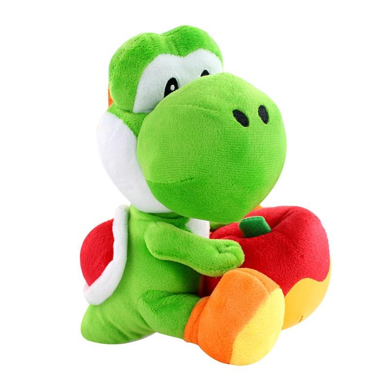 Green Dinosaur Plush Holding Apple - Adorable Yoshi Style Stuffed Toy, Perfect Cuddly Birthday Gift & Decor 20cm
Green Dinosaur Plush Holding Apple - Adorable Yoshi Style Stuffed Toy, Perfect Cuddly Birthday Gift & Decor 20cm