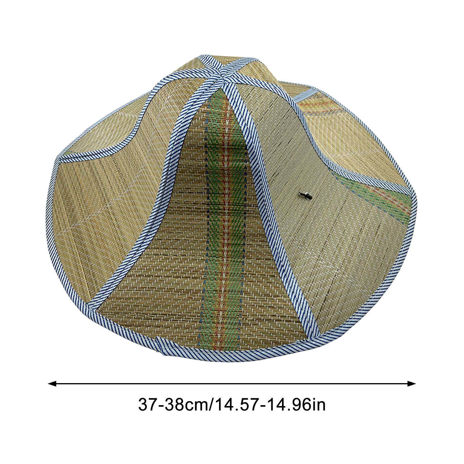 Foldable Bamboo Rattan Fishing Hat Handmade Weave Straw Hat Tourism Rain Dance Props Cone Outdoor Fishing Sunshade Fisherman Hat
Foldable Bamboo Rattan Fishing Hat Handmade Weave Straw Hat Tourism Rain Dance Props Cone Outdoor Fishing Sunshade Fisherman Hat