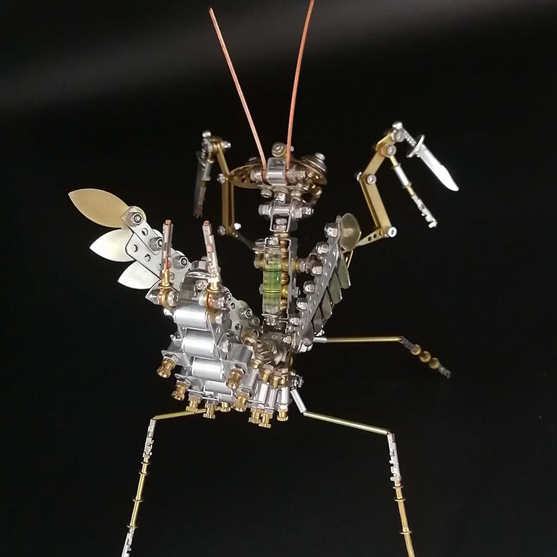 3D Metal Puzzle Mantis Model Kit, 350+PCS Mechanical Steampunk Mantis Model Toys, Creative Ornament Crafts DIY Assembly Kits for Teens & Adult
3D Metal Puzzle Mantis Model Kit, 350+PCS Mechanical Steampunk Mantis Model Toys, Creative Ornament Crafts DIY Assembly Kits for Teens & Adult
