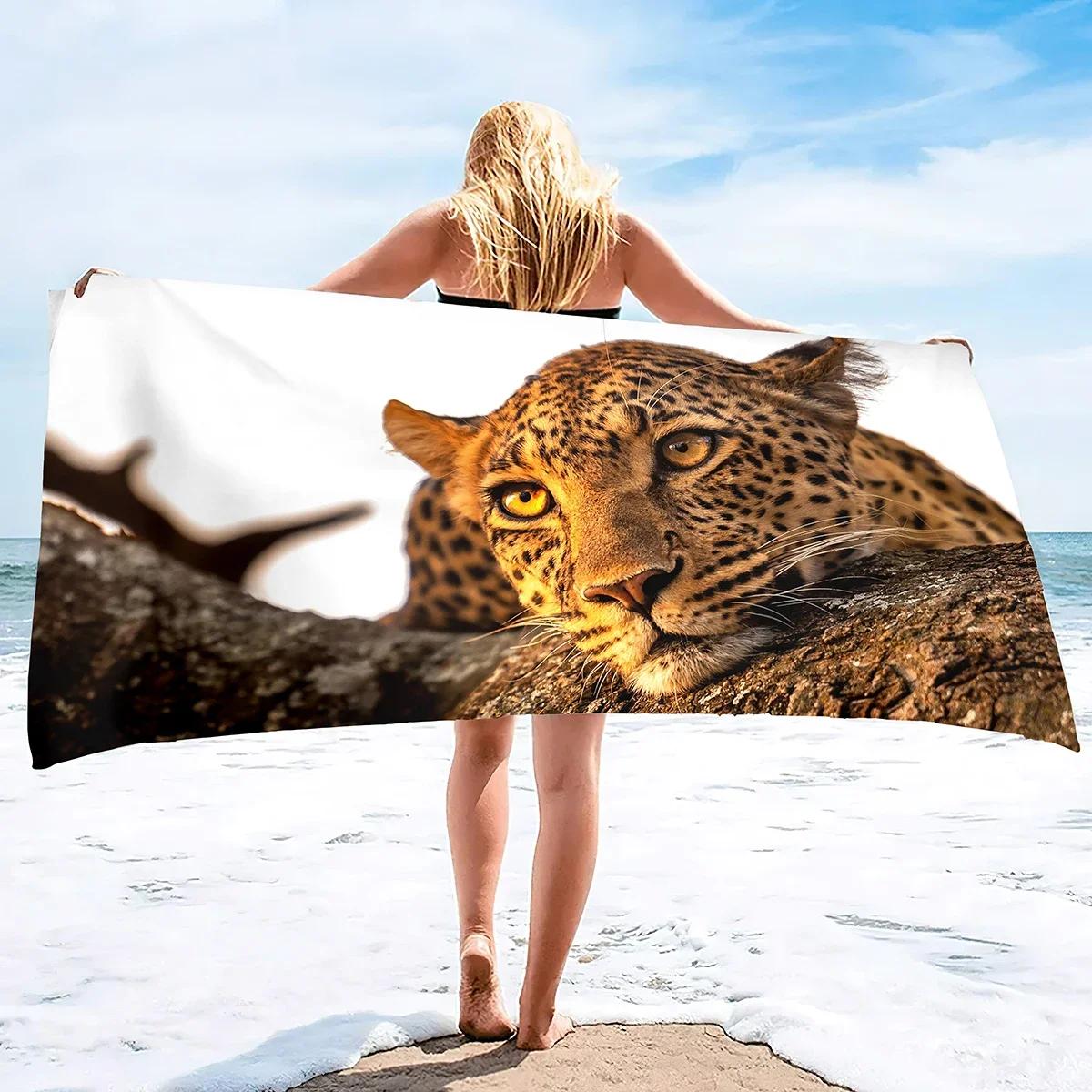 Cheetah Print Sand Free Beach Towel Absorbent Bath Towel Extra Large Hand Towels Quick Dry Towel for Swimming Bathroom Spa Pool W40*H60(CM)
Cheetah Print Sand Free Beach Towel Absorbent Bath Towel Extra Large Hand Towels Quick Dry Towel for Swimming Bathroom Spa Pool W40*H60(CM)