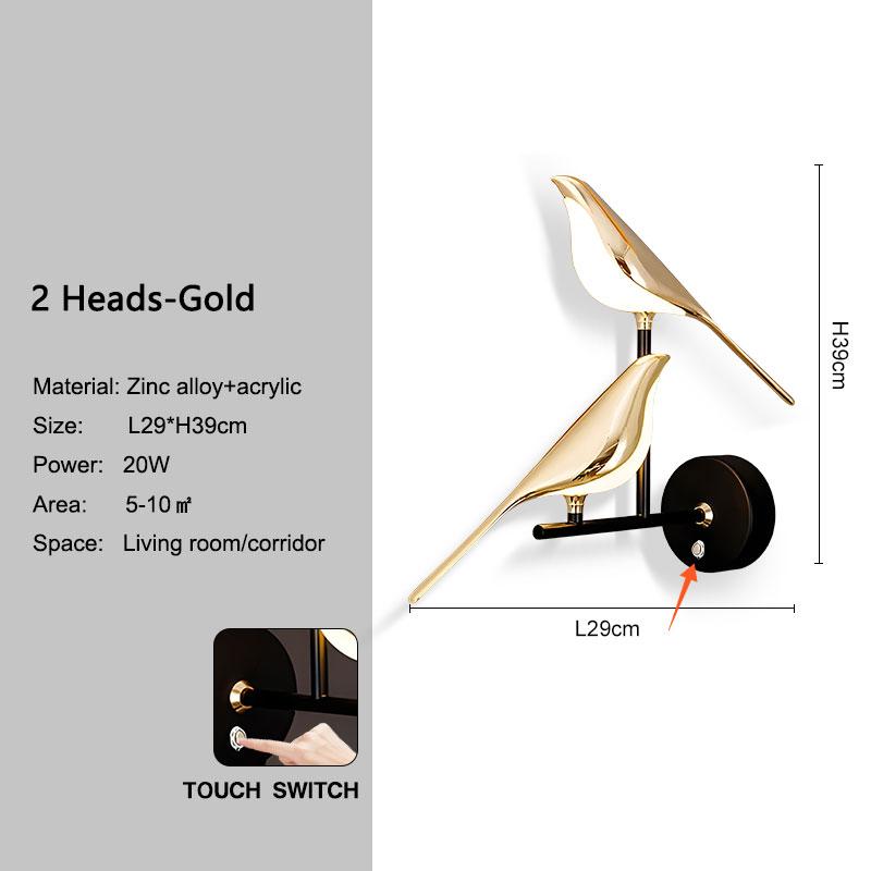 Настенный светильник Magpie Bird с сенсорным выключателем ВКЛ/ВЫКЛ, прикроватный светильник для спальни, гостиной, вращающийся на 360°, настенный светильник для фойе, AC85-265V Warm White
Настенный светильник Magpie Bird с сенсорным выключателем ВКЛ/ВЫКЛ, прикроватный светильник для спальни, гостиной, вращающийся на 360°, настенный светильник для фойе, AC85-265V Warm White
