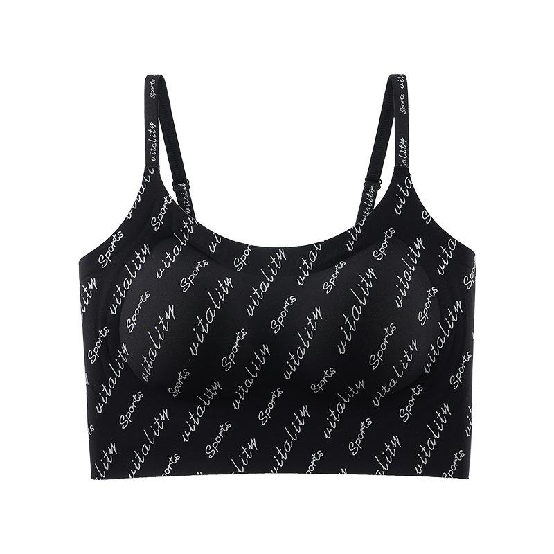 Alphabet vest seamless women s comfortable gathering breast anti-sagging bra Xxl (recommended 65-72.5kg ) чорний
Alphabet vest seamless women s comfortable gathering breast anti-sagging bra Xxl (recommended 65-72.5kg ) чорний