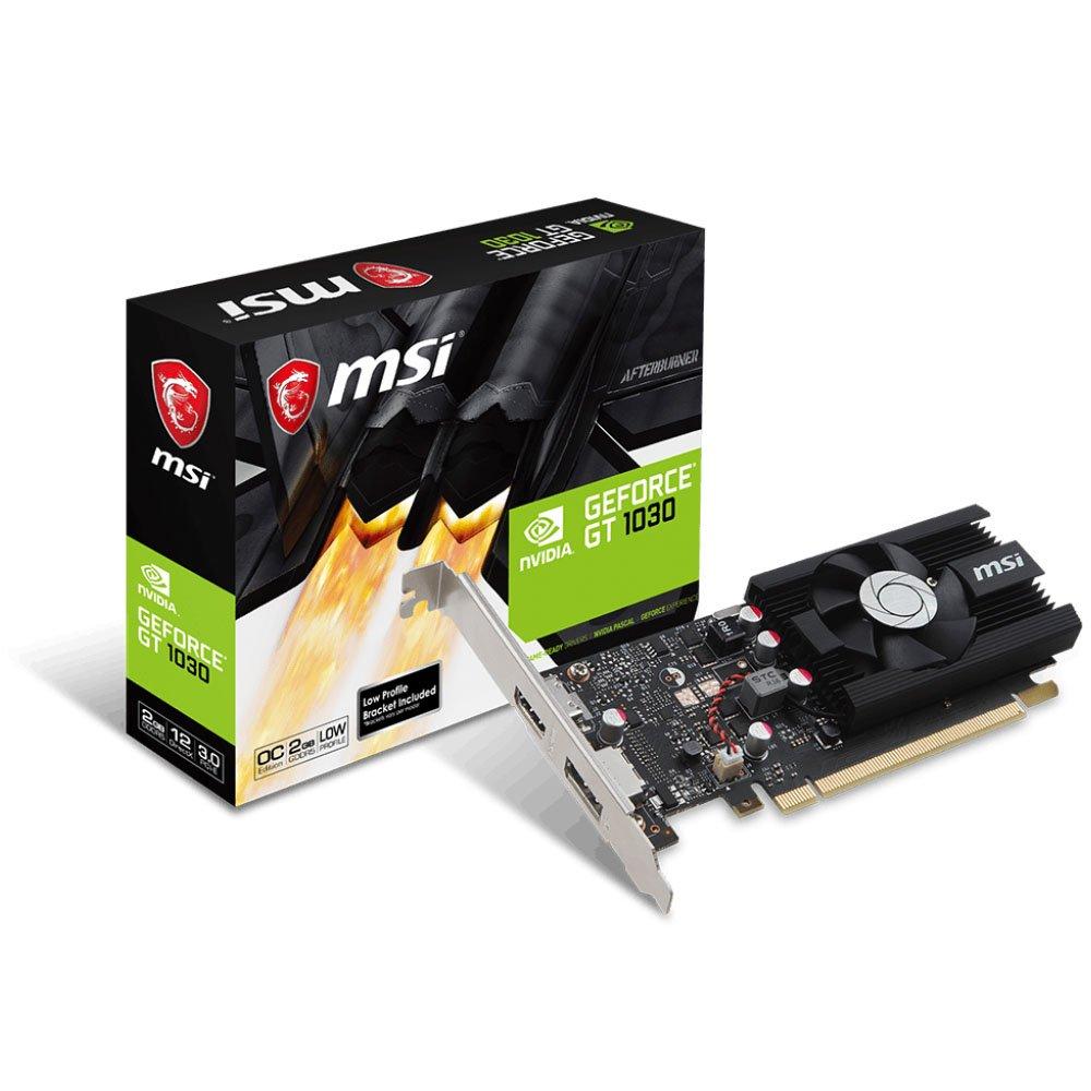 Графічна карта MSI GeForce GT 1030 LowProfile сумісна GEFORCE GT 1030 2GD4 LP OC
Графічна карта MSI GeForce GT 1030 LowProfile сумісна GEFORCE GT 1030 2GD4 LP OC