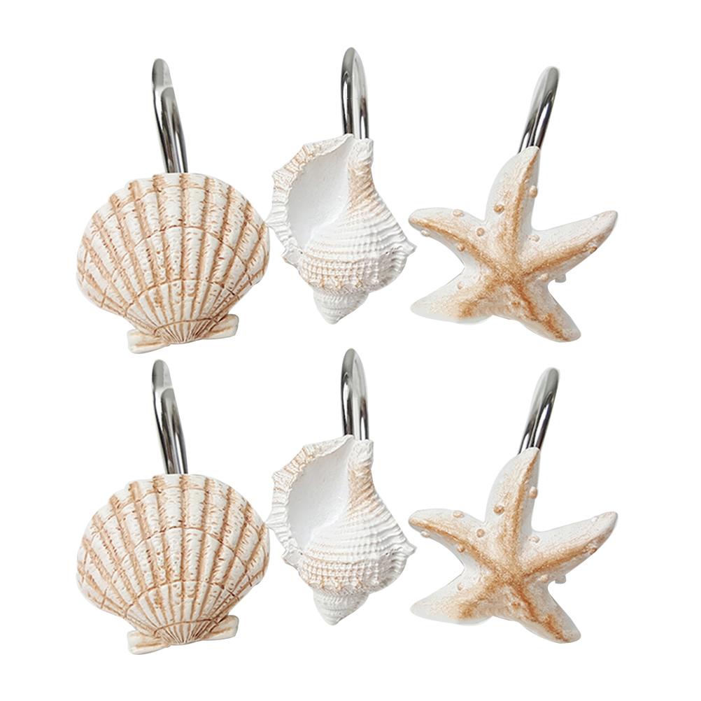 12 шт. Крючки для шторки для душа на морскую тематику, белые и коричневые, из смолы, декор для ванной комнаты, детской комнаты, спальни, гостиной
12 шт. Крючки для шторки для душа на морскую тематику, белые и коричневые, из смолы, декор для ванной комнаты, детской комнаты, спальни, гостиной