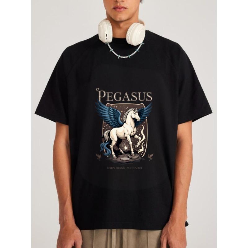 Pegasus T Shirt White Pegasus Horse with Wings and Starry Background Born Frank Wild Soul Design for Casual Wear XXXXL чорний
Pegasus T Shirt White Pegasus Horse with Wings and Starry Background Born Frank Wild Soul Design for Casual Wear XXXXL чорний
