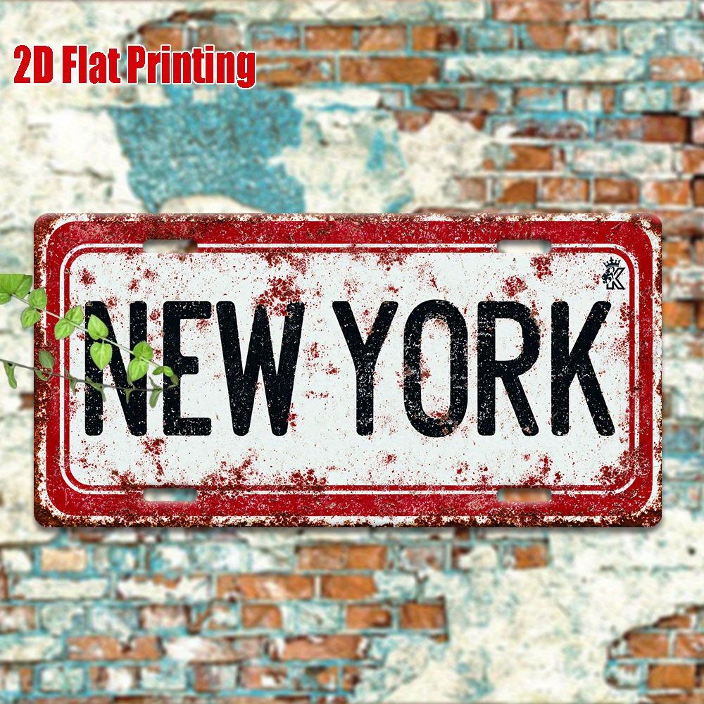 D Flat pc Vintage Metal Plaque for Decorative Purposes Only Decorative Signs And Plaques (xcm) New York Aluminum Sign 15x30cm(5.9x7.8inch)
D Flat pc Vintage Metal Plaque for Decorative Purposes Only Decorative Signs And Plaques (xcm) New York Aluminum Sign 15x30cm(5.9x7.8inch)