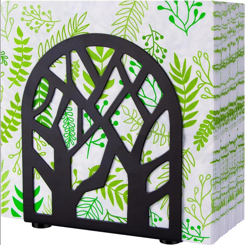 Tree-Shaped Black Iron Freestanding Modern Napkin Holder for Dining Table чорний
Tree-Shaped Black Iron Freestanding Modern Napkin Holder for Dining Table чорний