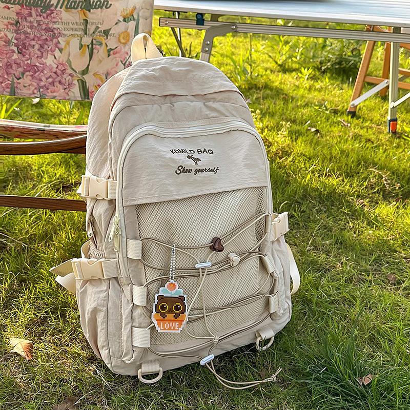 Japanese ins niche schoolbag male college students hiking backpack light female junior high school students travel backpack бежевый
Japanese ins niche schoolbag male college students hiking backpack light female junior high school students travel backpack бежевый