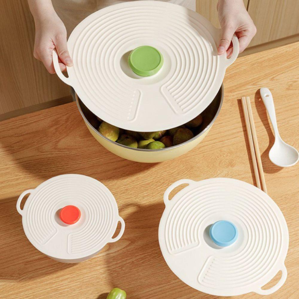3pcs Silicone Cooking Pan Lid Universal Microwave Splatter Cover Fresh-keeping Cover Pot 3pcs
3pcs Silicone Cooking Pan Lid Universal Microwave Splatter Cover Fresh-keeping Cover Pot 3pcs