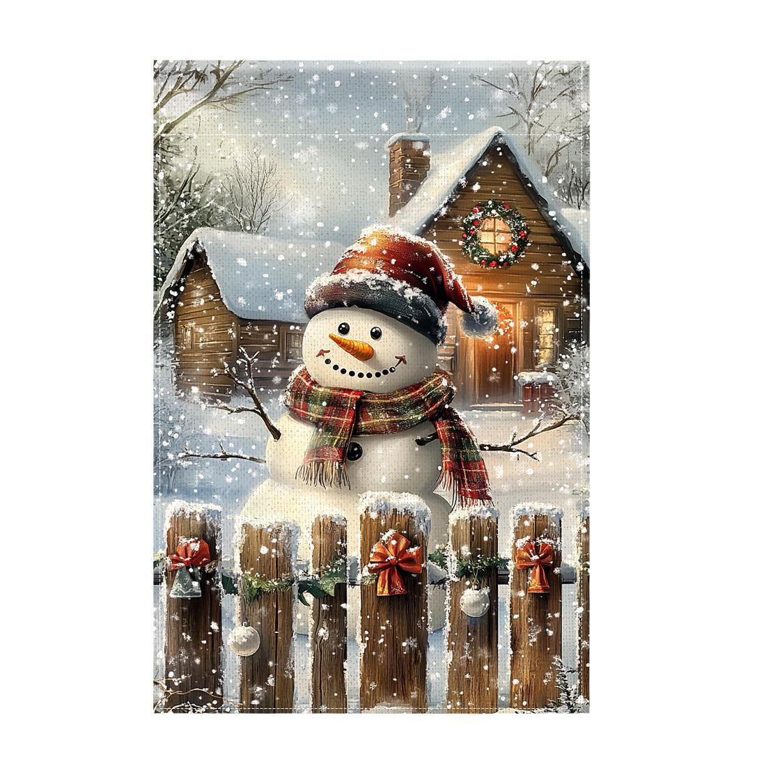 Christmas snowmanGarden Flag 12x18 Inch Double Sided for Courtyard Outdoor Welcome Flag Decoration (Excluding flagpole)
Christmas snowmanGarden Flag 12x18 Inch Double Sided for Courtyard Outdoor Welcome Flag Decoration (Excluding flagpole)