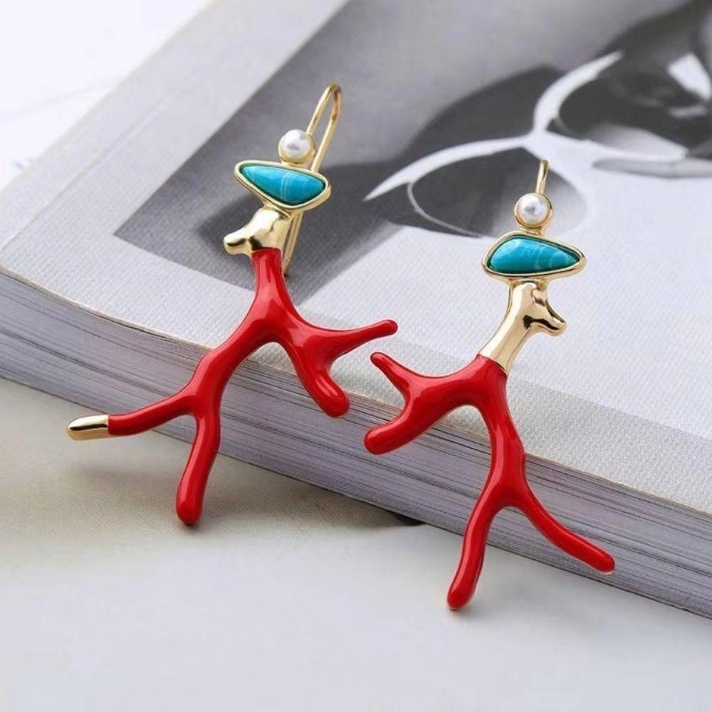 Серьги из красной коралловой эмали, U-образные геометрические серьги-капли, нерегулярные цветные серьги для женщин красный
Серьги из красной коралловой эмали, U-образные геометрические серьги-капли, нерегулярные цветные серьги для женщин красный