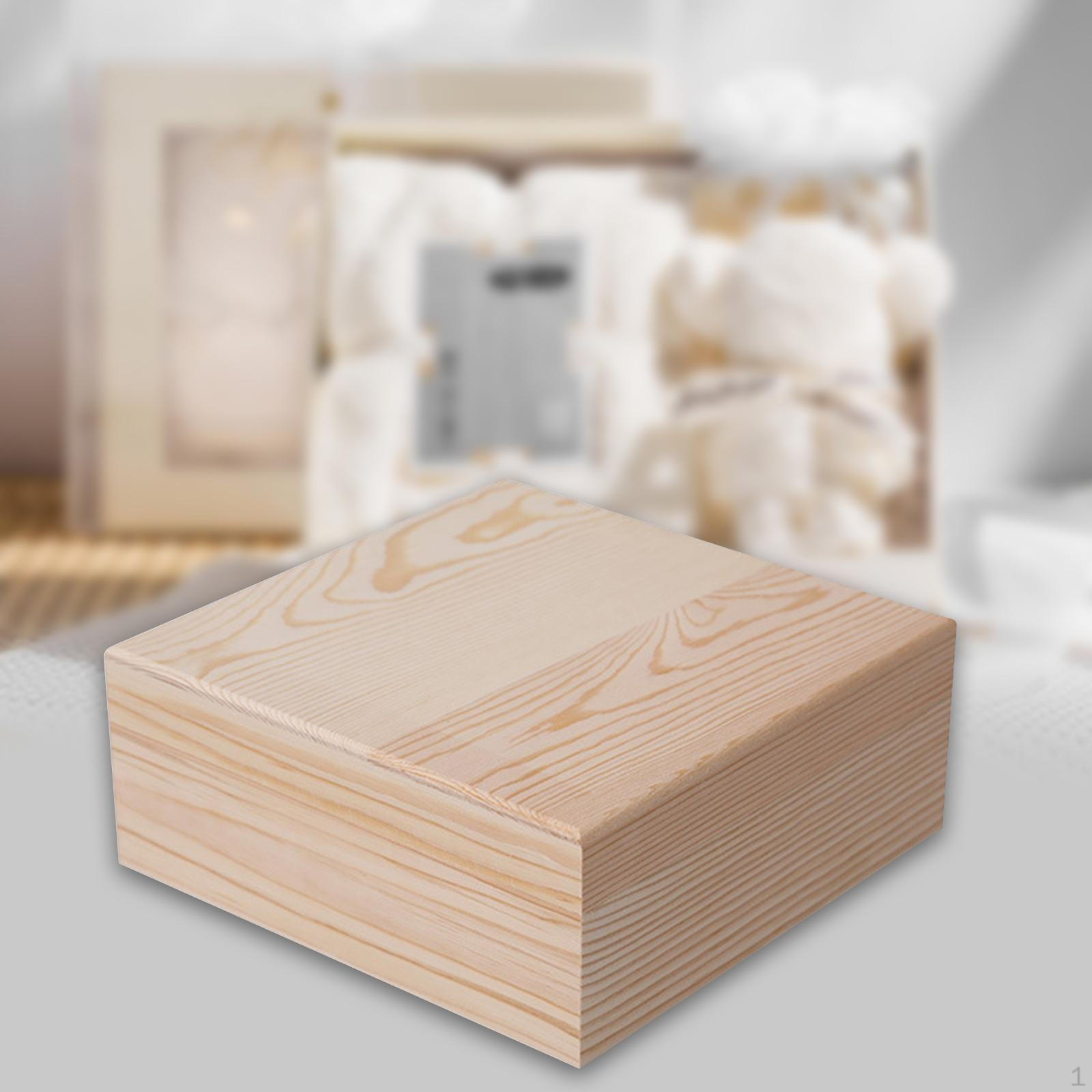 Деревянный ящик для хранения, органайзер, сувенир, подарок «сделай сам» для поделок
Деревянный ящик для хранения, органайзер, сувенир, подарок «сделай сам» для поделок