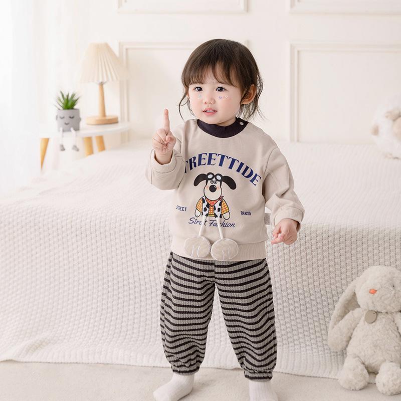 Baby Boys Striped Long Sleeve Two-Piece Set, Spring/Autumn Casual Wear 2025 Tag 73 сірий колір
Baby Boys Striped Long Sleeve Two-Piece Set, Spring/Autumn Casual Wear 2025 Tag 73 сірий колір