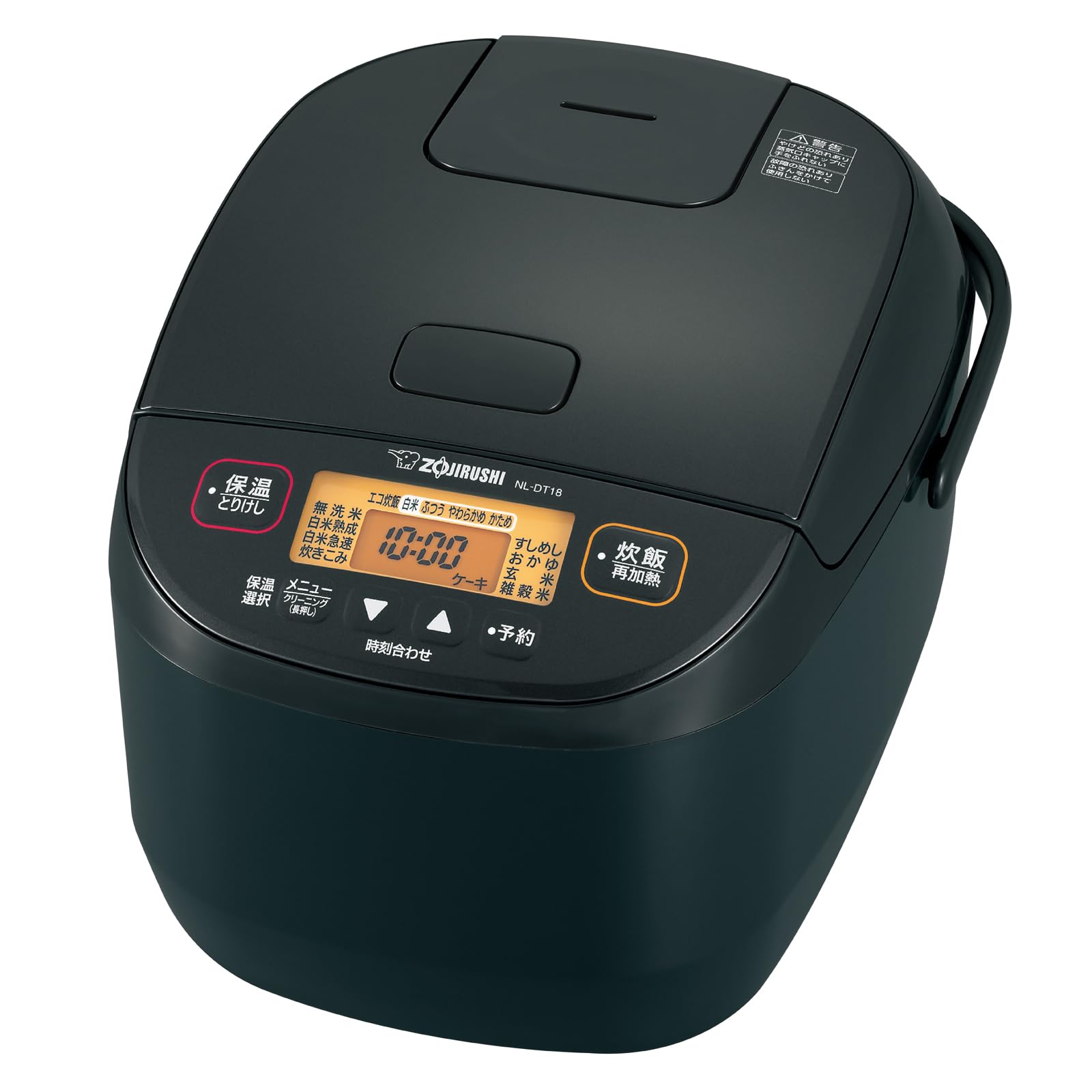Рисоварка Zojirushi Мікрокомп ютерна рисоварка 1 Sho Cooking Extreme Cooking Black NL-DT18-BA чорний
Рисоварка Zojirushi Мікрокомп ютерна рисоварка 1 Sho Cooking Extreme Cooking Black NL-DT18-BA чорний
