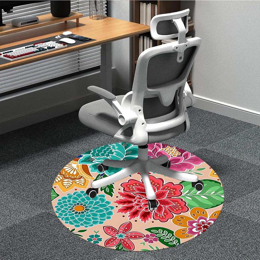 1pc Floral Pattern Chair Carpet for Office Non-Slip, Machine Washable Rug for Office, Room - Holiday Decor, Machine Made yy251016065 80cm by 80cm
1pc Floral Pattern Chair Carpet for Office Non-Slip, Machine Washable Rug for Office, Room - Holiday Decor, Machine Made yy251016065 80cm by 80cm