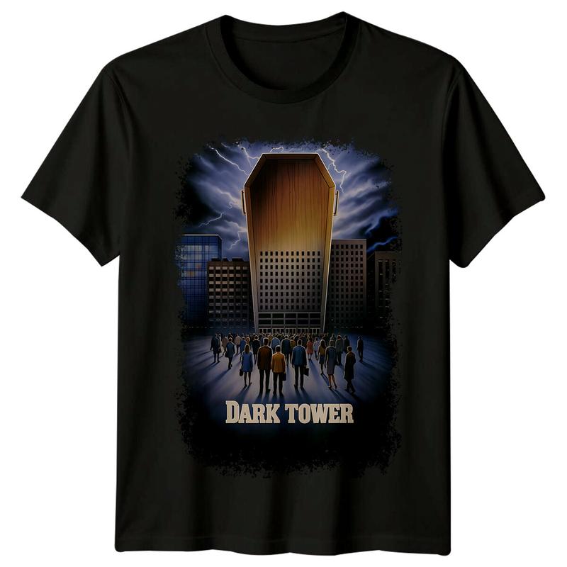 Dark Tower (1987) Movie Poster Inspired Unisex T-Shirt Retro 80s Tee L
Dark Tower (1987) Movie Poster Inspired Unisex T-Shirt Retro 80s Tee L