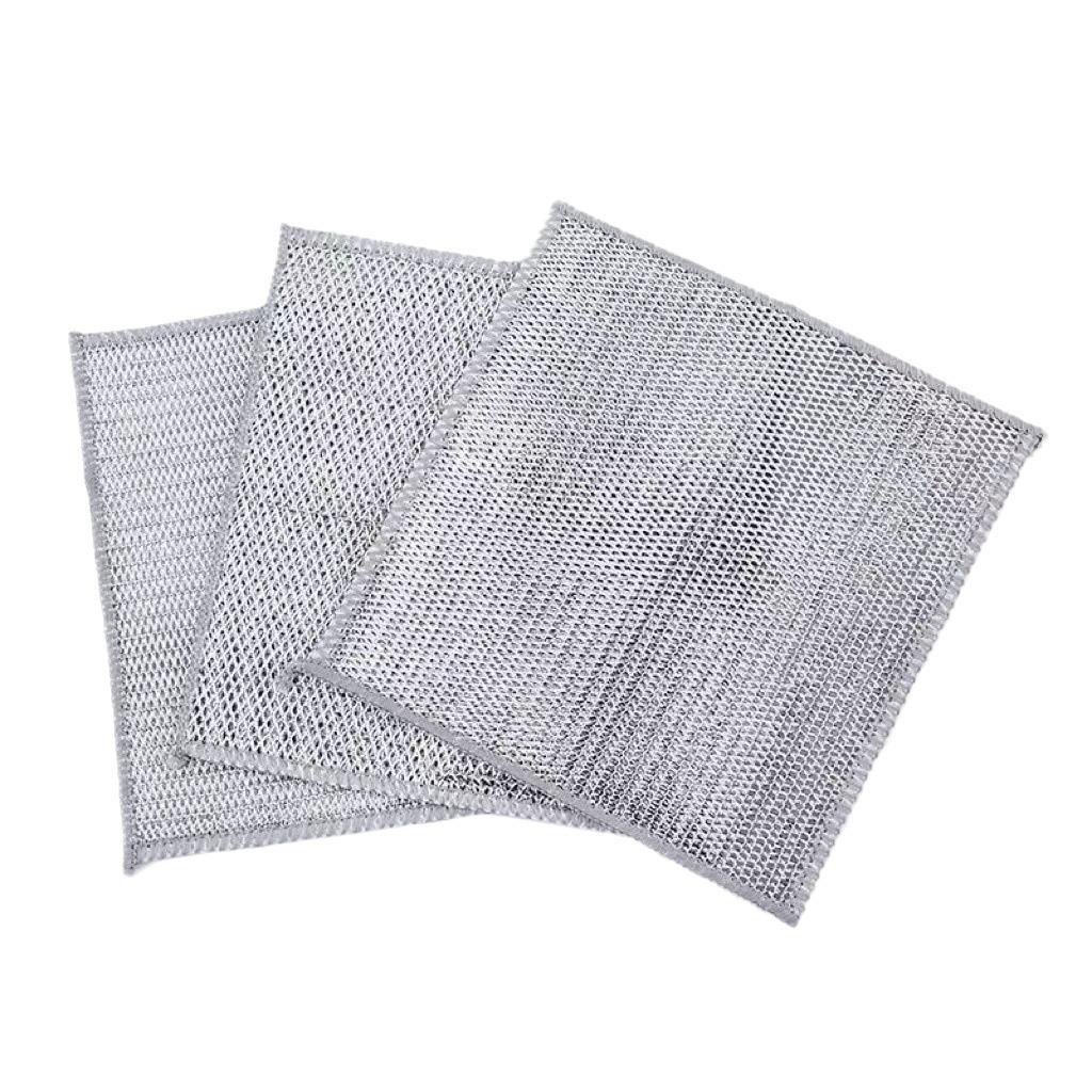 Салфетка из серебряной нити: Двусторонняя подушечка из стальной проволоки – Заменитель стальной ваты, Идеально подходит для обезжиривания кухни и чистки металлической проволокой. 20x20 cm
Салфетка из серебряной нити: Двусторонняя подушечка из стальной проволоки – Заменитель стальной ваты, Идеально подходит для обезжиривания кухни и чистки металлической проволокой. 20x20 cm