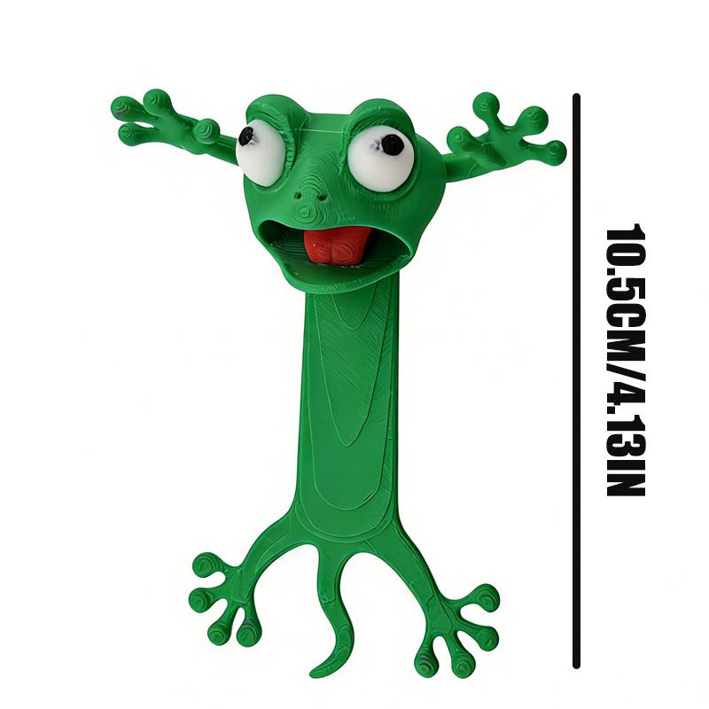 Whimsical 3D Slouchy Frog Bookmark, Reading Book Clip, Creative Cute Cartoon Stationery, Single Piece Frog Bookmark зелёный
Whimsical 3D Slouchy Frog Bookmark, Reading Book Clip, Creative Cute Cartoon Stationery, Single Piece Frog Bookmark зелёный
