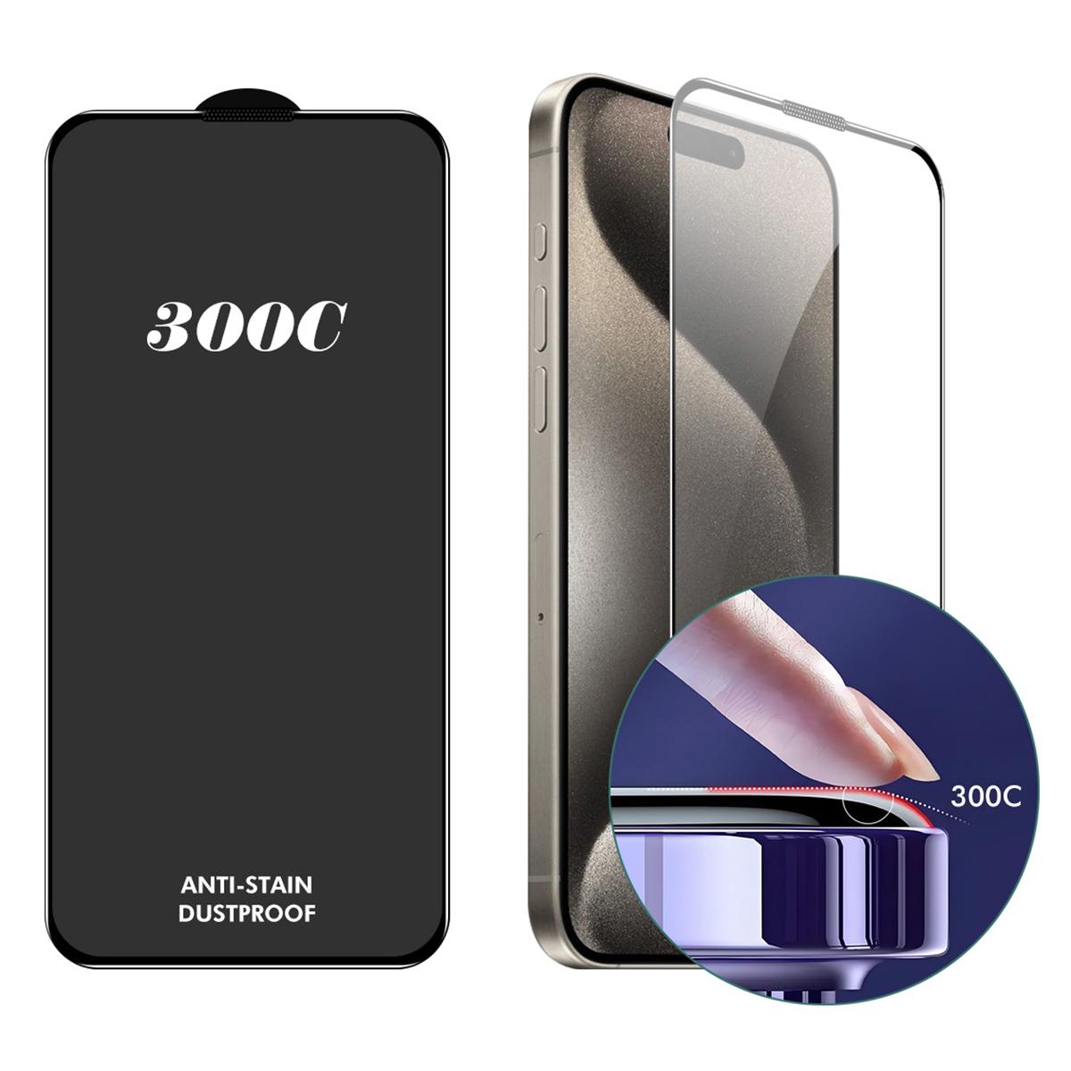 ENKAY HAT-PRINCE For iPhone 15 Pro Max Screen Protector 300C Large Arc Silk Print High Aluminium-Silicon Glass Film As Shown A
ENKAY HAT-PRINCE For iPhone 15 Pro Max Screen Protector 300C Large Arc Silk Print High Aluminium-Silicon Glass Film As Shown A