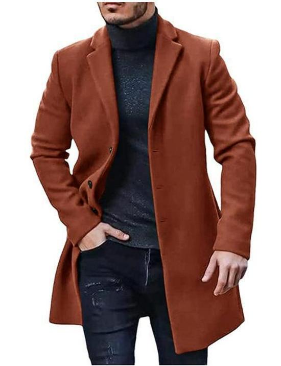 Men s Mid-length Woolen Coat - European Sizing, Multi-color, Multi-size Windbreaker Jacket XXXL
Men s Mid-length Woolen Coat - European Sizing, Multi-color, Multi-size Windbreaker Jacket XXXL