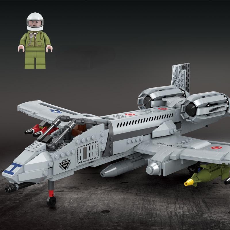 Mybrickhouse 1050 шт. MOC военный WW2 Fairchild Republic A-10 Thunderbolt II фигурка свиньи модель образовательный строительный блок кирпич подарок детский новый набор
Mybrickhouse 1050 шт. MOC военный WW2 Fairchild Republic A-10 Thunderbolt II фигурка свиньи модель образовательный строительный блок кирпич подарок детский новый набор