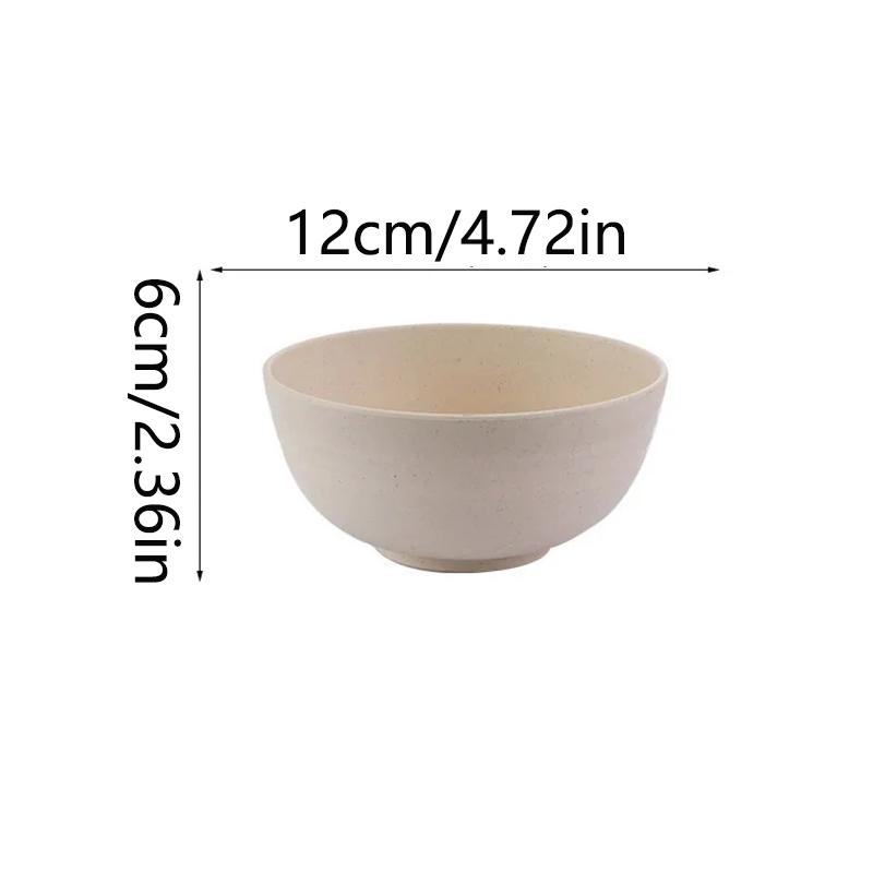 Wheat Straw Bowls Round Household Rice Salad Bowls Lightweight Eco-Friendly Durable Kids Wheat Straw Bowls Set Small Bowl
Wheat Straw Bowls Round Household Rice Salad Bowls Lightweight Eco-Friendly Durable Kids Wheat Straw Bowls Set Small Bowl