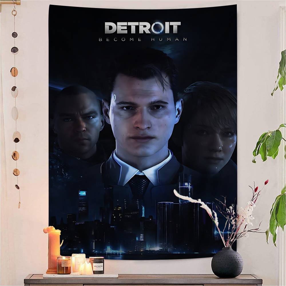 Игровой DDetroit Become Human Настенный гобелен для гостиной Домашний декор для общежития Искусство Домашний декор 74x94cm(29x37in)
Игровой DDetroit Become Human Настенный гобелен для гостиной Домашний декор для общежития Искусство Домашний декор 74x94cm(29x37in)