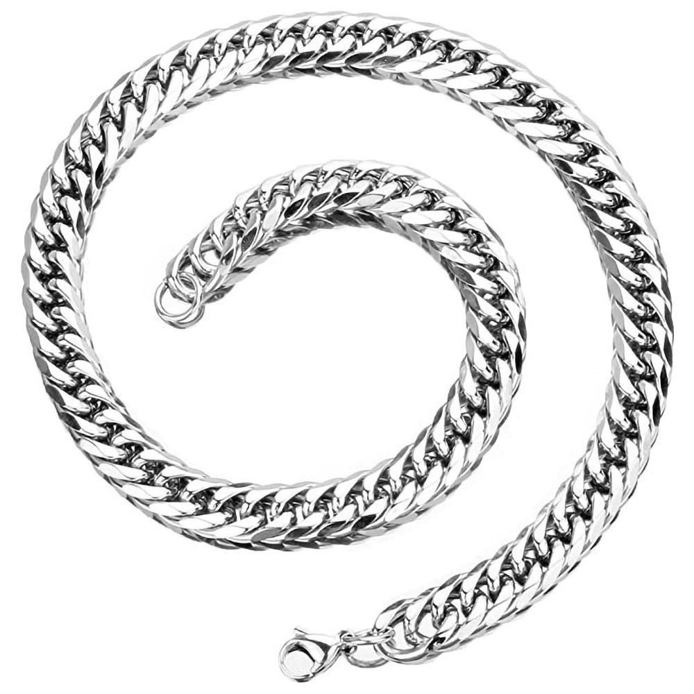 Мужская цепочка-ожерелье из нержавеющей стали с двойной застежкой и шестигранным плетением - Доступна в размерах 6/8/10/12/14 мм 17cm bracelet
Мужская цепочка-ожерелье из нержавеющей стали с двойной застежкой и шестигранным плетением - Доступна в размерах 6/8/10/12/14 мм 17cm bracelet