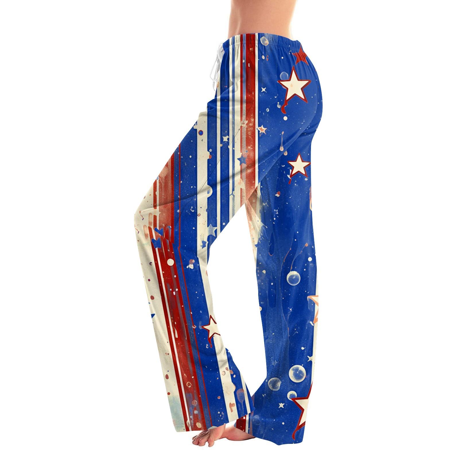 Женские повседневные прямые брюки с принтом «День независимости» Домашние пижамные брюки Повседневные брюки M
Женские повседневные прямые брюки с принтом «День независимости» Домашние пижамные брюки Повседневные брюки M