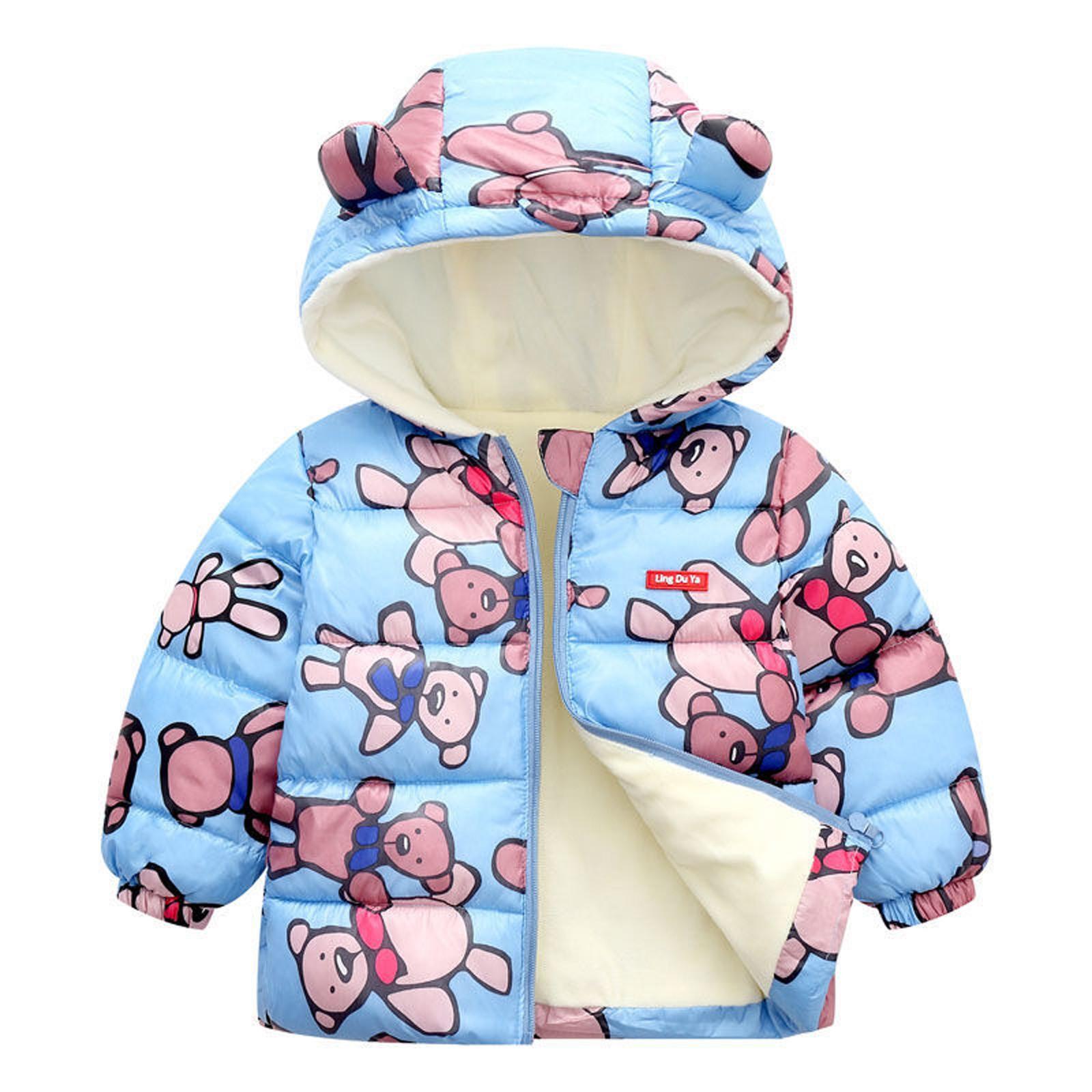 Chlidren Boys Girl Winter Coats Jacket Kids ZipThick Ears Snow Hoodie Clothes 90
Chlidren Boys Girl Winter Coats Jacket Kids ZipThick Ears Snow Hoodie Clothes 90