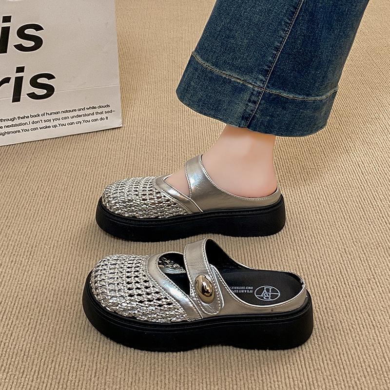 CRLAYDK Мюли для женщин Летние дышащие слипоны Вязаные прогулочные туфли на платформе Домашние тапочки Женские с закрытым носком Повседневные шлепанцы 40
CRLAYDK Мюли для женщин Летние дышащие слипоны Вязаные прогулочные туфли на платформе Домашние тапочки Женские с закрытым носком Повседневные шлепанцы 40