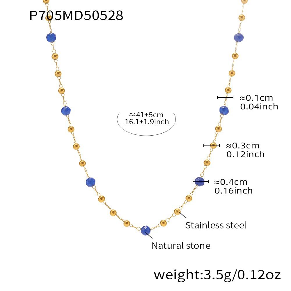 Blue Enamel Bear Pendant Necklace In Stainless Steel 18k Gold Plated Waterproof Non Tarnish Beads Chain Necklaces For Women
Blue Enamel Bear Pendant Necklace In Stainless Steel 18k Gold Plated Waterproof Non Tarnish Beads Chain Necklaces For Women