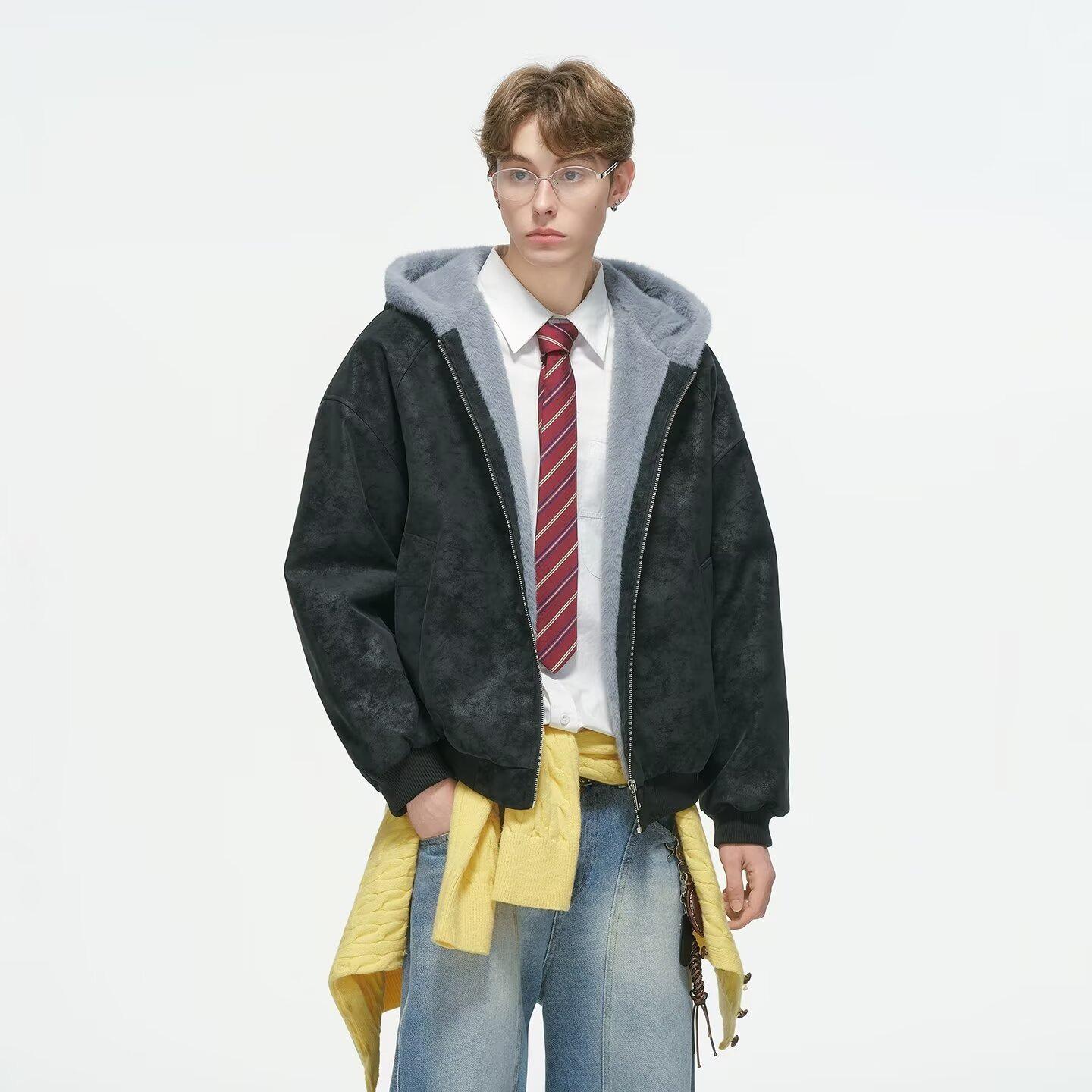 Men s Winter Mountain Eagle Hooded Cotton Jacket - Trendy Deconstructed Thick Leather, High Street Style, Warm and Stylish for Couples. M чорний
Men s Winter Mountain Eagle Hooded Cotton Jacket - Trendy Deconstructed Thick Leather, High Street Style, Warm and Stylish for Couples. M чорний