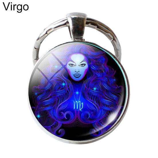 Keychain Exquisite 12 Constellation Design Glass Handbag Keychains Key Ring for Gift Virgo
Keychain Exquisite 12 Constellation Design Glass Handbag Keychains Key Ring for Gift Virgo
