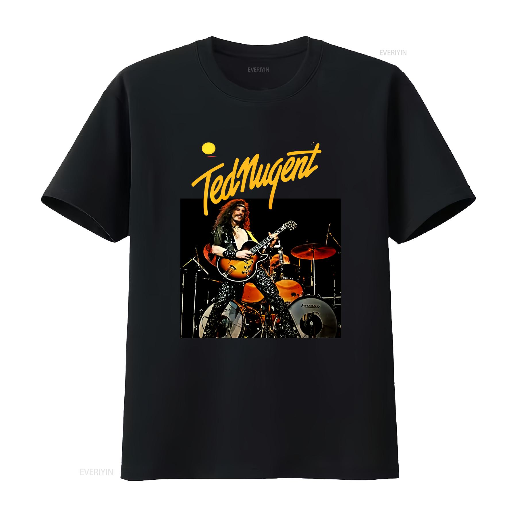 Ted Nugent Guitar World Tour Cotton T Shirt All Size S 5XL vintage Washed Comfortable Breathable streetwear homme Soft 4XL
Ted Nugent Guitar World Tour Cotton T Shirt All Size S 5XL vintage Washed Comfortable Breathable streetwear homme Soft 4XL