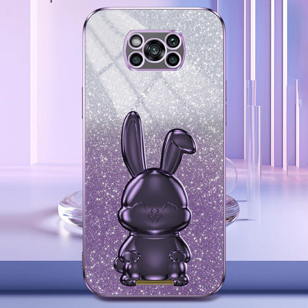 For Xiaomi Poco X3/Poco X3 NFC Electroplating Cellphone Case Pull-out Kickstand PC+TPU Cover Purple
For Xiaomi Poco X3/Poco X3 NFC Electroplating Cellphone Case Pull-out Kickstand PC+TPU Cover Purple