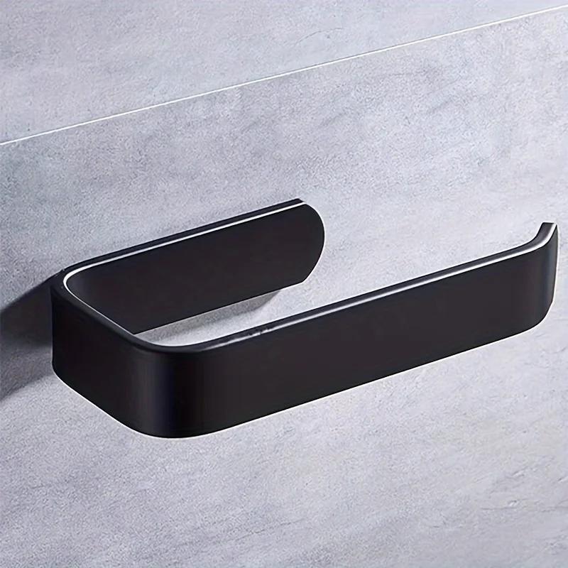 1pc Wall Mounted Toilet Paper Holder No Punching Tissue Towel Roll Bathroom Towel Rack Bathroom Accessories Material Plastic чорний
1pc Wall Mounted Toilet Paper Holder No Punching Tissue Towel Roll Bathroom Towel Rack Bathroom Accessories Material Plastic чорний