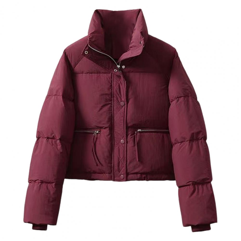 Winter Down Coat Thickened Padded Stand Collar Big Zippered Pockets Zip-up Windproof Long Sleeves Heat Retention Warm Daily O Practical Use M красный
Winter Down Coat Thickened Padded Stand Collar Big Zippered Pockets Zip-up Windproof Long Sleeves Heat Retention Warm Daily O Practical Use M красный