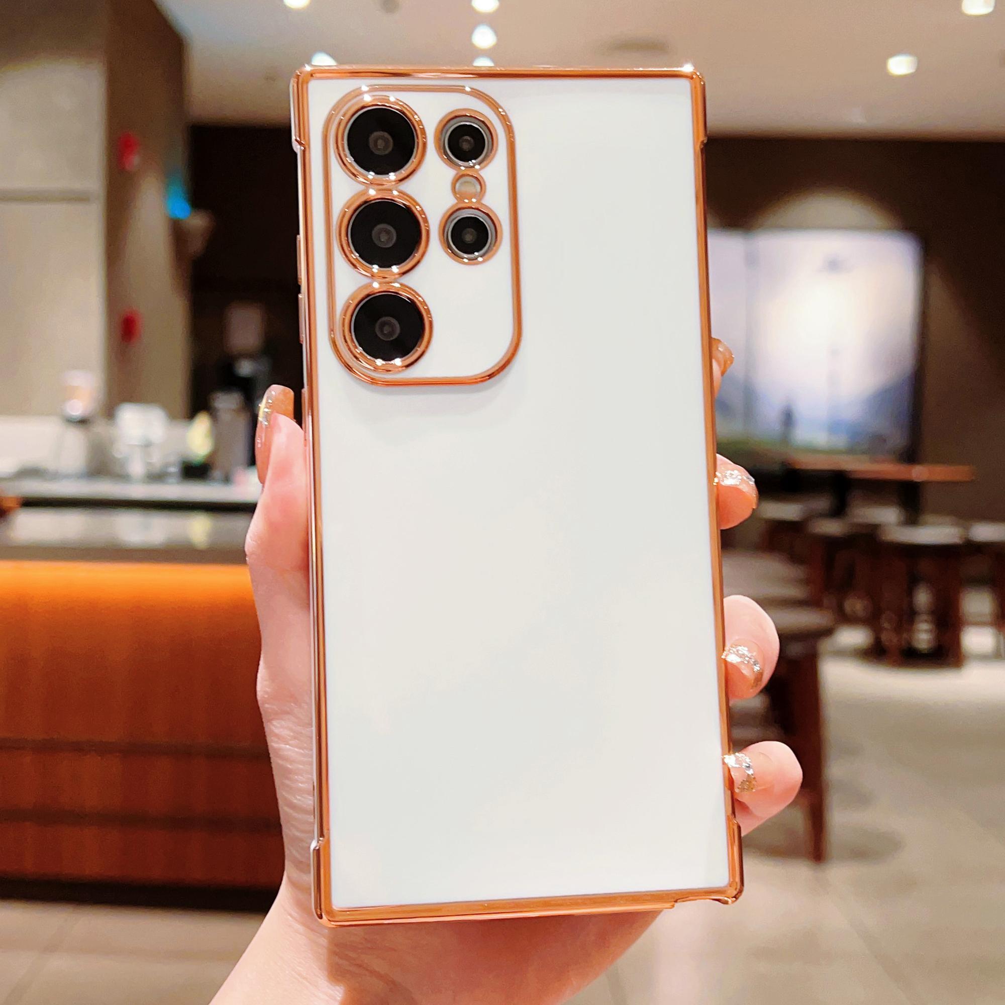 Для Samsung Galaxy S25 Ultra Case Electroplated Frame TPU Soft Cover Phone Cover E
Для Samsung Galaxy S25 Ultra Case Electroplated Frame TPU Soft Cover Phone Cover E