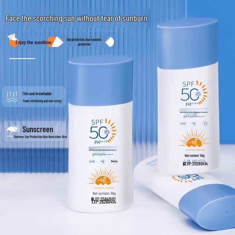 Літній відбілюючий сонцезахисний лосьйон SPF50+ для зволоження та освітлення для військових тренувань One bottle
Літній відбілюючий сонцезахисний лосьйон SPF50+ для зволоження та освітлення для військових тренувань One bottle